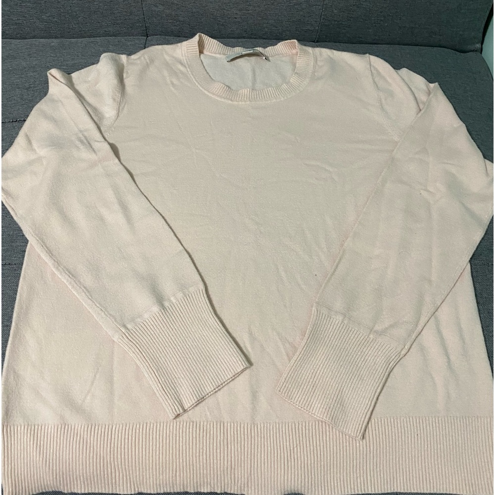 Ann Taylor LOFT Everyday Sweater Size Large Baby Ballet Pink